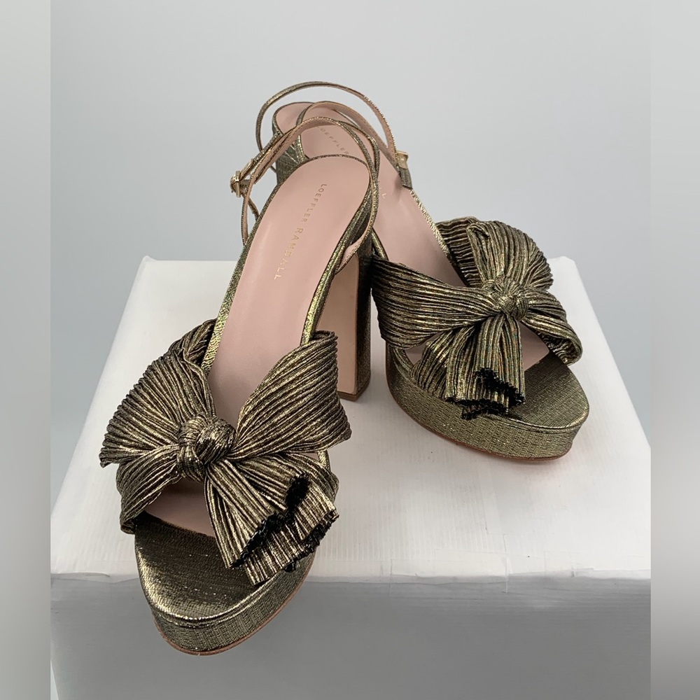 NWT NIB Loeffler Randall Natalia Wmns Platform Sandals Heels Shoes
